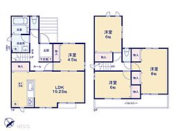 船橋市八木が谷3丁目　2期　新築一戸建て　全3棟 2号棟