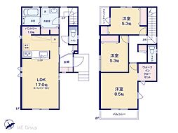 我孫子市船戸1丁目　新築一戸建て　全2棟 1号棟