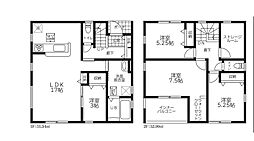 春日部市武里中野　新築一戸建て　全1棟 1号棟