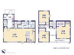 柏市高柳　新築一戸建て　全1棟 No.1