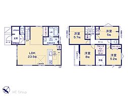 柏市戸張　2期　新築一戸建て　全3棟 2号棟