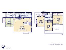 船橋市古和釜町　新築一戸建て　全1棟 1号棟