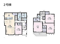 鎌ケ谷市北中沢3丁目　新築一戸建て　全2棟 2号棟