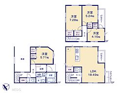 江戸川区平井2丁目  新築一戸建て 全1棟 1号棟