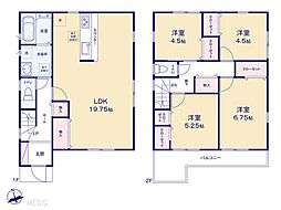 我孫子市若松第2　新築一戸建て　全2棟 1号棟