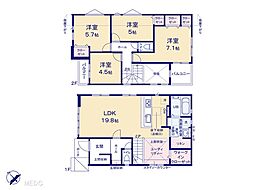 柏市豊上町　2期 　新築一戸建て 全3棟 3号棟