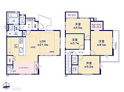 草加市谷塚町　19期　新築一戸建て　全1棟 1号棟