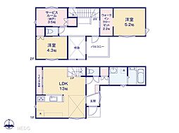 足立区伊興5丁目　新築一戸建て　全5棟 A号棟