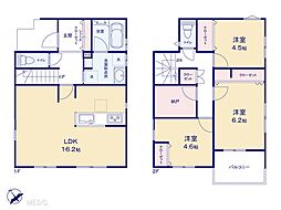 柏市緑ケ丘　2期　新築一戸建て　全2棟 1号地