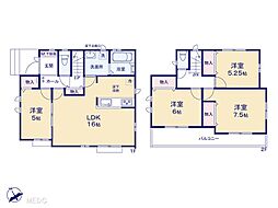 草加市谷塚上町　2期　新築一戸建て　全5棟 C号棟