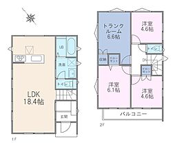 柏市豊四季　新築一戸建て　全2棟 1号棟