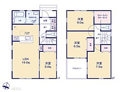 春日部市西金野井　第8　新築一戸建て　全1棟 1号棟