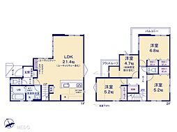 柏市柏　6期　新築一戸建て　全1棟 1号棟