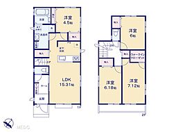 鎌ケ谷市丸山1丁目　新築一戸建て　全3棟 1-3号棟