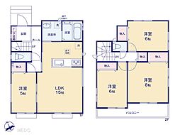 春日部市備後東6丁目　第2期　新築一戸建て　全6棟 C号棟