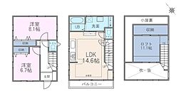 市川市宮久保1丁目　新築一戸建て　全2棟 A号棟