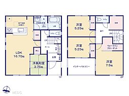 草加市遊馬町　4期　新築一戸建て　全4棟 2号棟