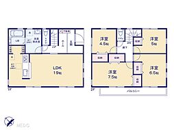 越谷市大林　新築一戸建て　全1棟 1号棟