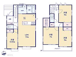 船橋市大穴南1丁目　2期　新築一戸建て　全2棟 2号棟