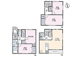 松戸市五香南3丁目　新築一戸建て　全1棟