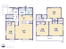 松戸市古ケ崎3丁目　2期　新築一戸建て　全12棟 E号棟