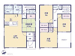 我孫子市日秀 第1　新築一戸建て　全8棟 6号棟