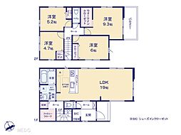 流山市加1丁目　10期　新築一戸建て　全4棟 1号棟