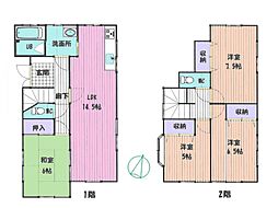 春日部市下蛭田　中古一戸建て