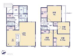 柏市しいの木台4丁目　新築一戸建て　全1棟 1号棟