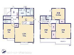 つくば市筑穂2丁目　6期　新築一戸建て　全2棟 1号棟