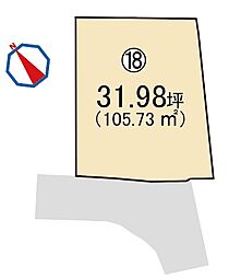 ライフフィールド岸城町　18号地