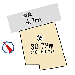 ライフフィールド岸城町　15号地