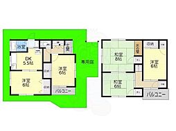 宝塚市雲雀丘山手１丁目の一戸建て
