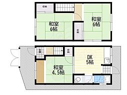 高司1丁目連棟貸家2号棟