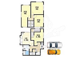 山口町中野3丁目貸家
