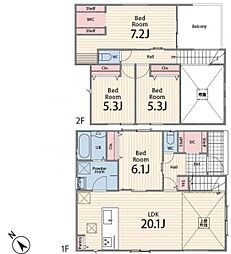 相模原市中央区松が丘1丁目　2号棟