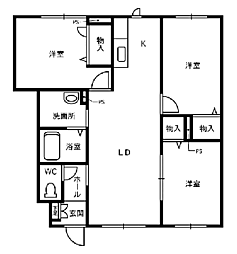 シャーメゾン舟津　Ｋｕ A101