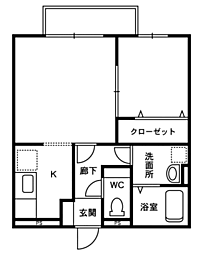 リビングタウン下河端　A 205