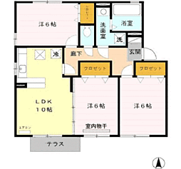 リビングタウン舟橋壱番館　B 101