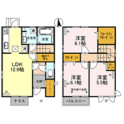 パインシティ福　B棟 1