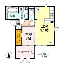 クレシア高木中央II 202