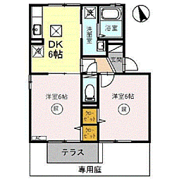 シャンテ中荒井　Ｂ 102