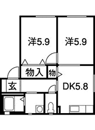 高木一番館Ｇ棟 101
