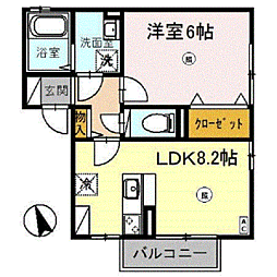 シャンテ中荒井　Ａ 201