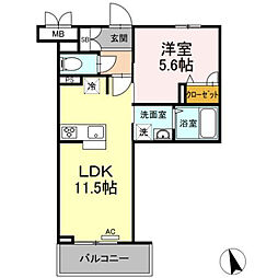 メセナ寺家 102号室