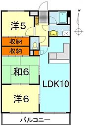 セントラルハイツ東側　3LDK 406号室