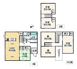 姫路市飾磨区細江の一戸建て