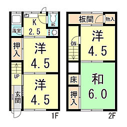 神戸市長田区萩乃町２丁目の一戸建て