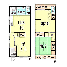 神戸市兵庫区湊川町３丁目の一戸建て