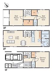 新築分譲戸建　東戸塚　全2棟　No.1